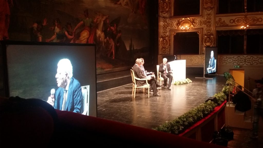 Il Ministro dell'Ambiente Gian Luca Galletti al Teatro Regio di Parma per la 71esima assemblea Upi / ALBERTO MAIELI